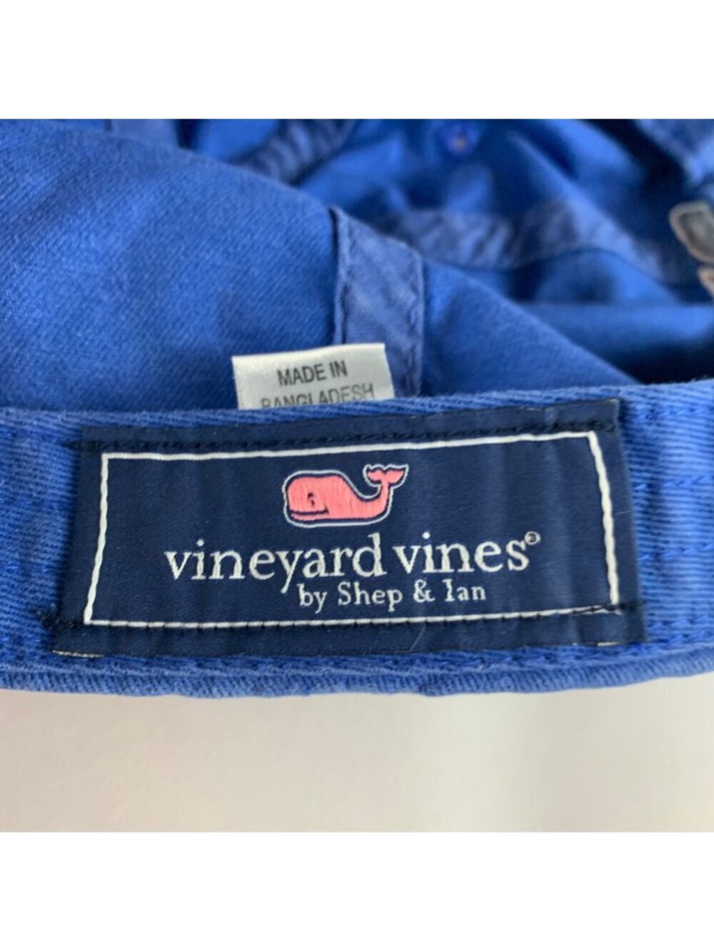 Vineyard Vines Unisex Blue Relaxed Fit Strapback Adjustable Hat - Picture 5 of 5